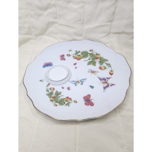 ARDALT LENWILE China Plate Luncheon Snack Set Vintage Japan Butterfly Gold - Picture 1 of 4